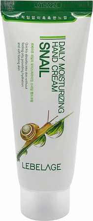 Lebelage~Увлажняющий крем для рук с муцином улитки~Daily Moisturizing Hand Cream Snail
