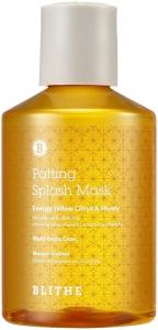 Blithe~Комплексная сплэш-маска с экстрактом меда~Patting Splash Mask Energy Yellow Citrus&Honey